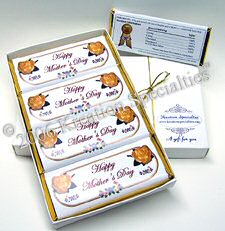 Mother's Day Yellow Rose Chocolate Gift Box